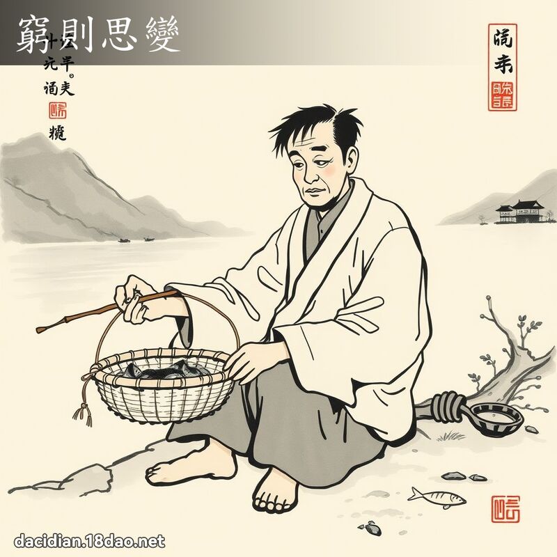 窮則思變 - 中華成語配圖
