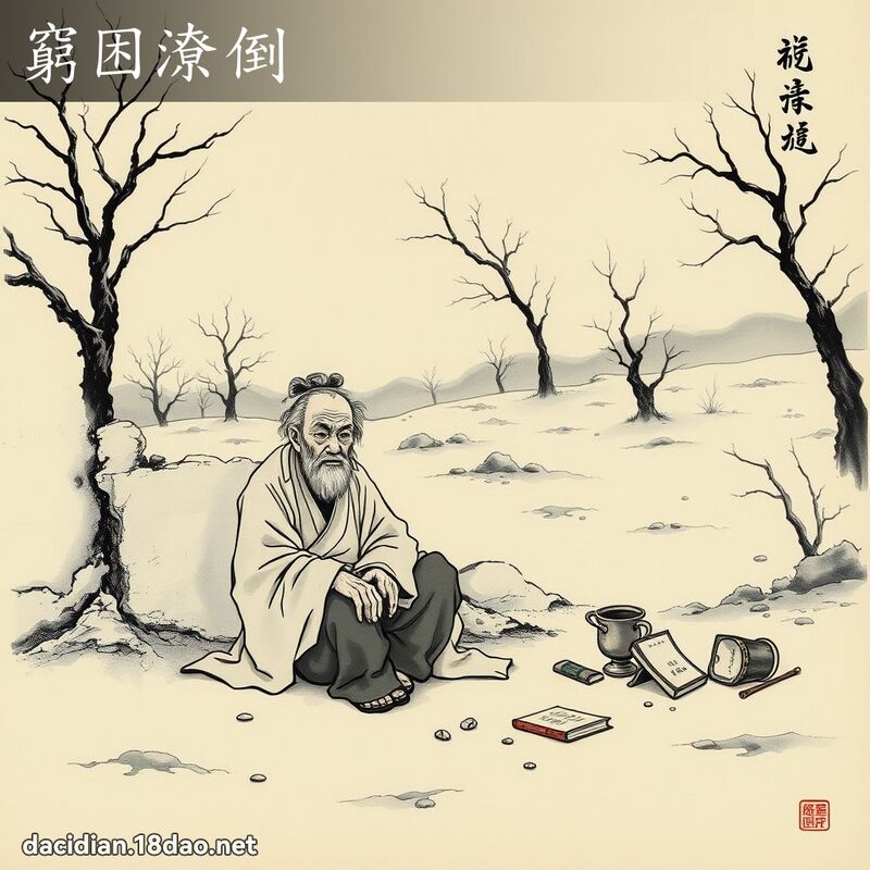 窮困潦倒 配图