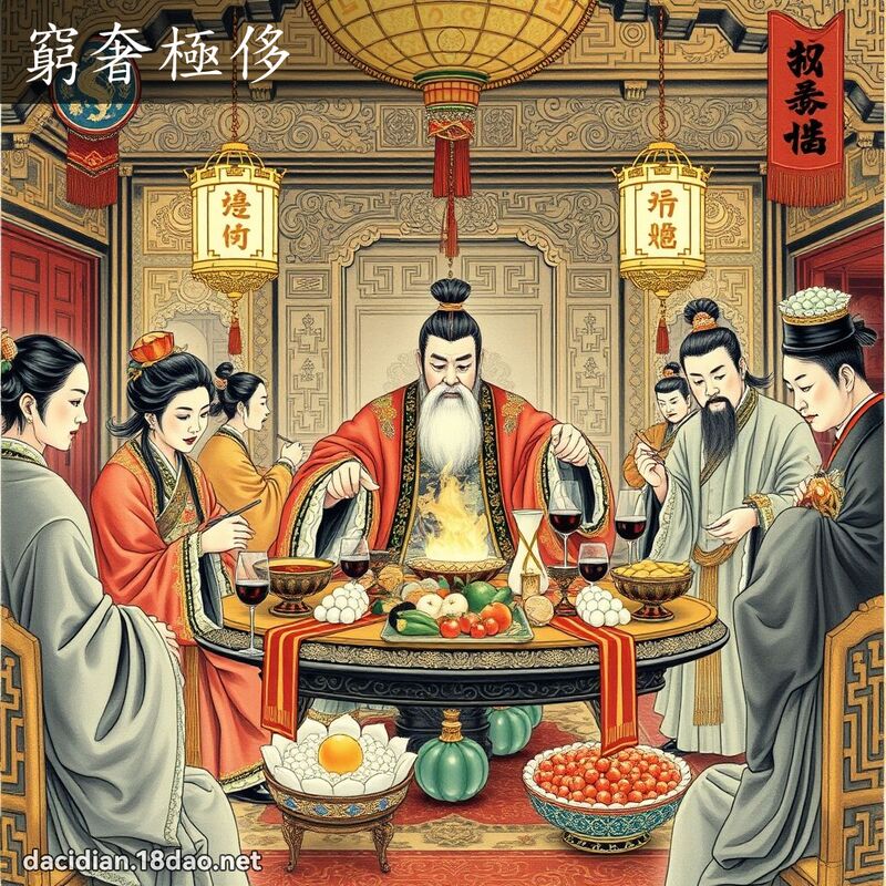 窮奢極侈 配图