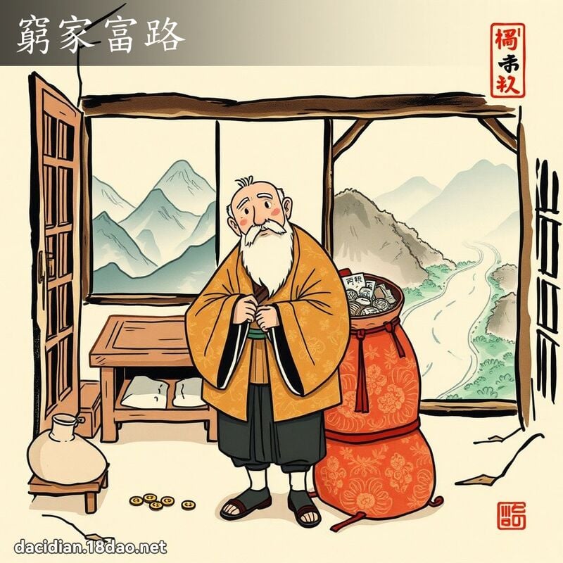 窮家富路 配图