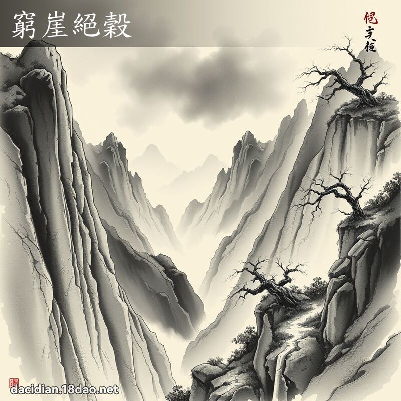 窮崖絕穀 配图