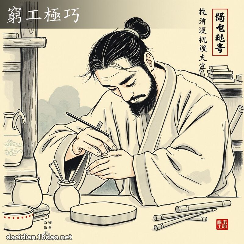 窮工極巧 配图