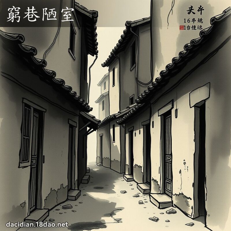 窮巷陋室 配图