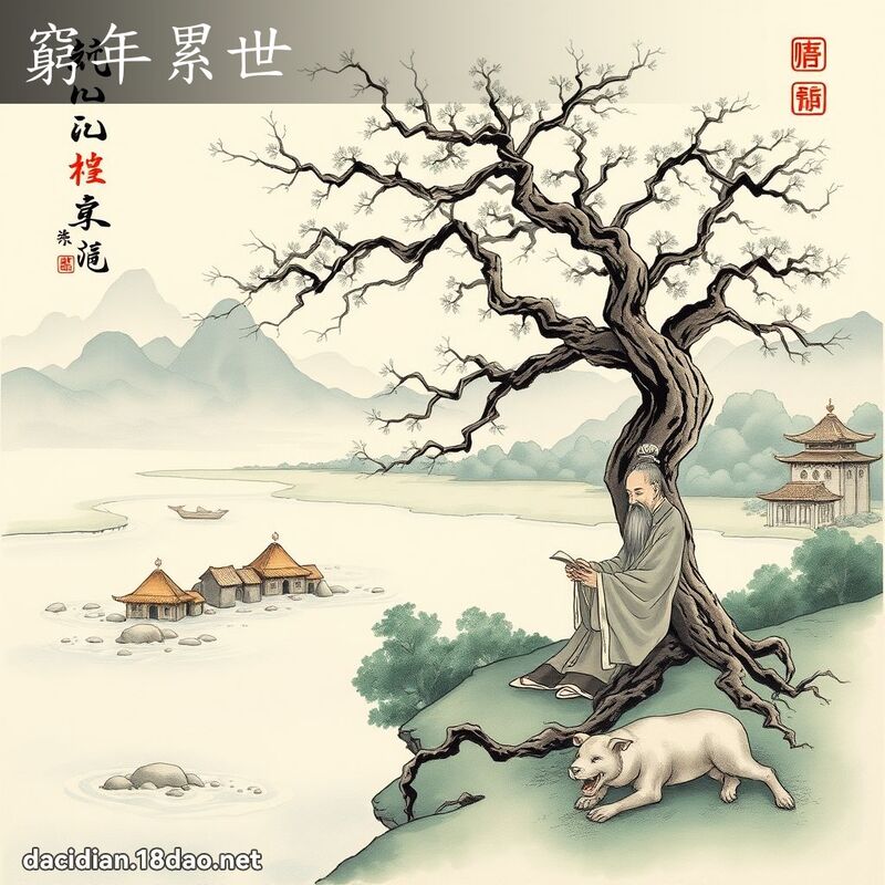 窮年累世 配图