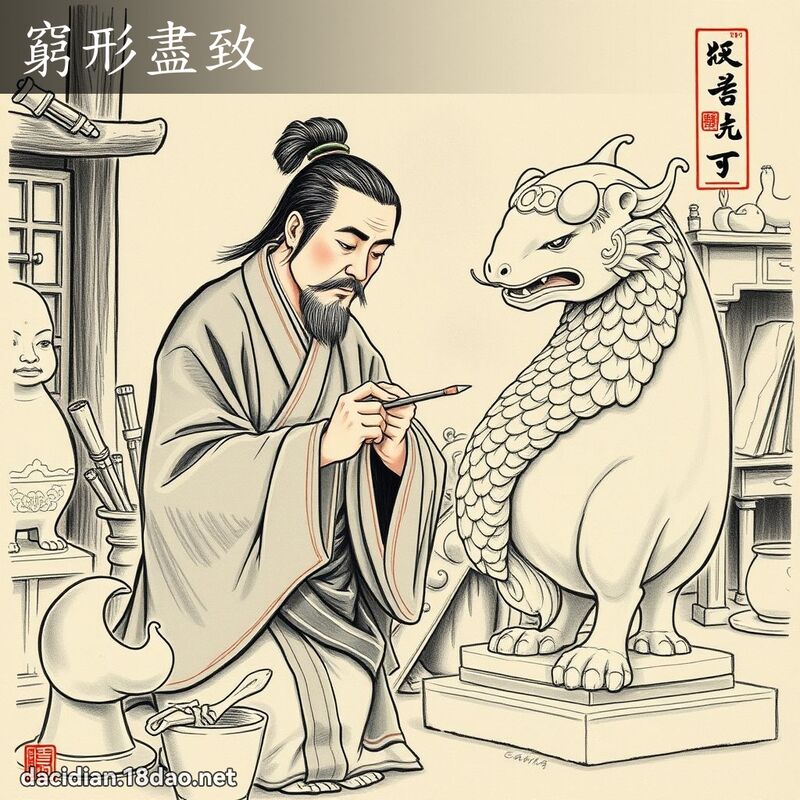 窮形盡致 配图