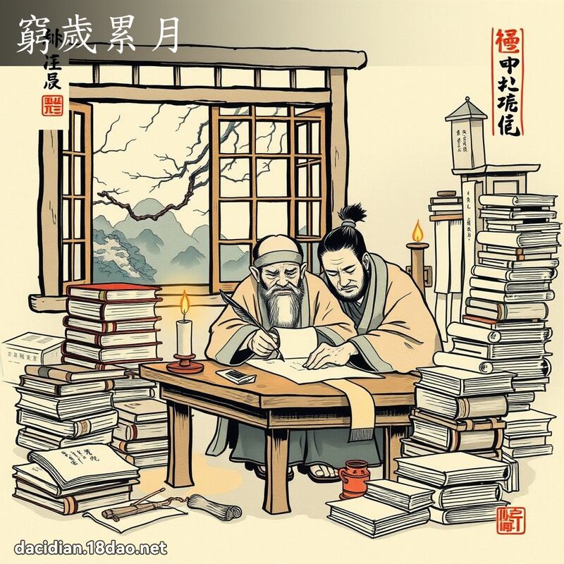 窮歲累月 配图