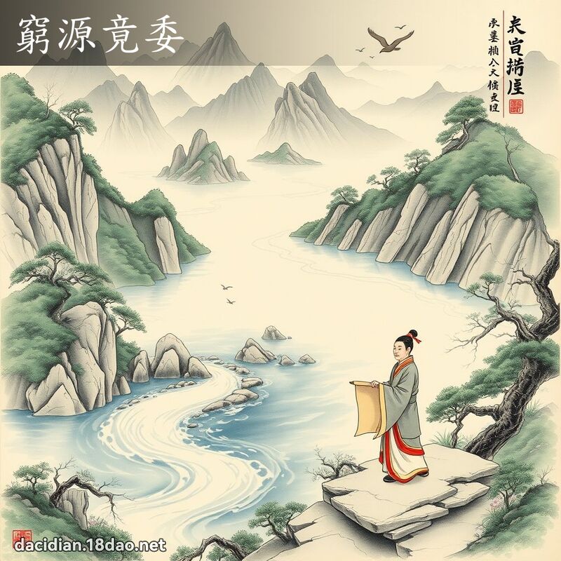 窮源竟委 配图