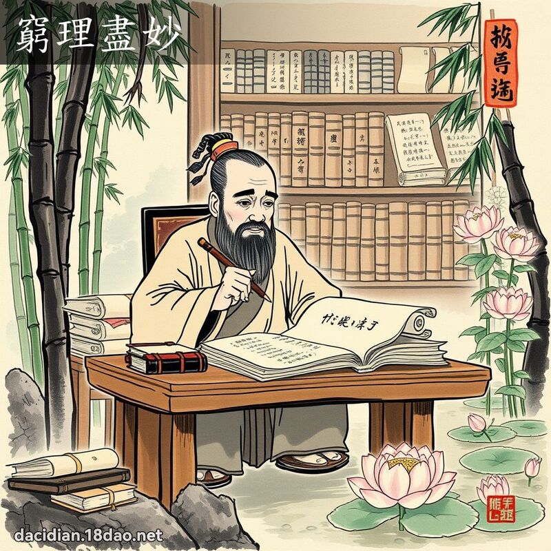 窮理盡妙 配图