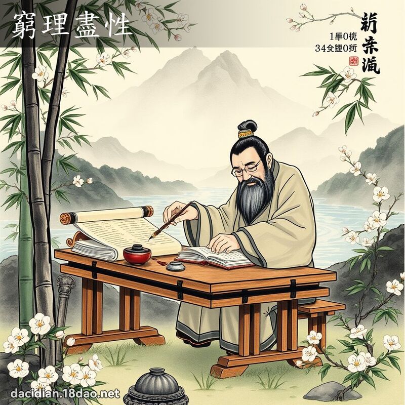 窮理盡性 配图