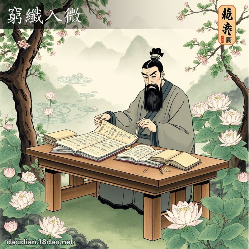窮纖入微 配图