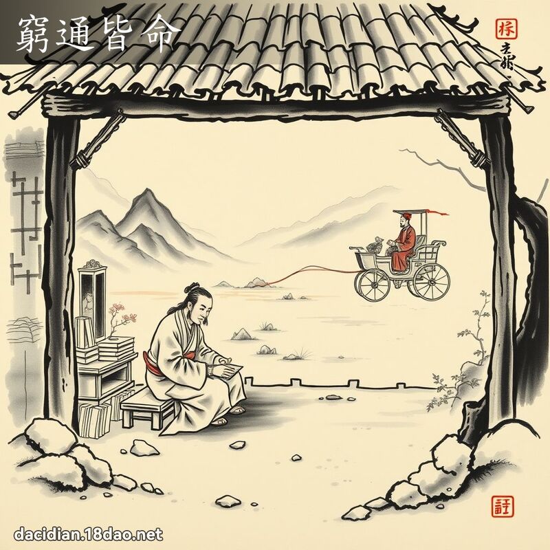 窮通皆命 配图