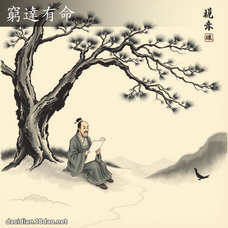窮達有命 配图