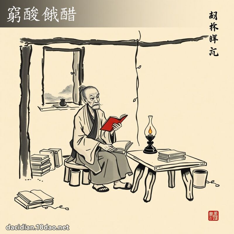 窮酸餓醋 配图