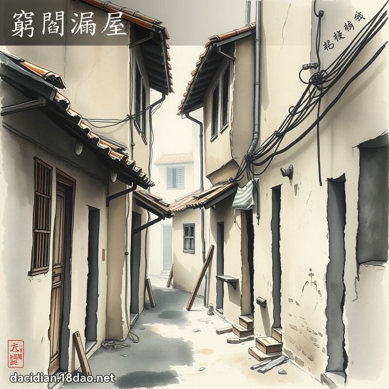 窮閻漏屋 配图