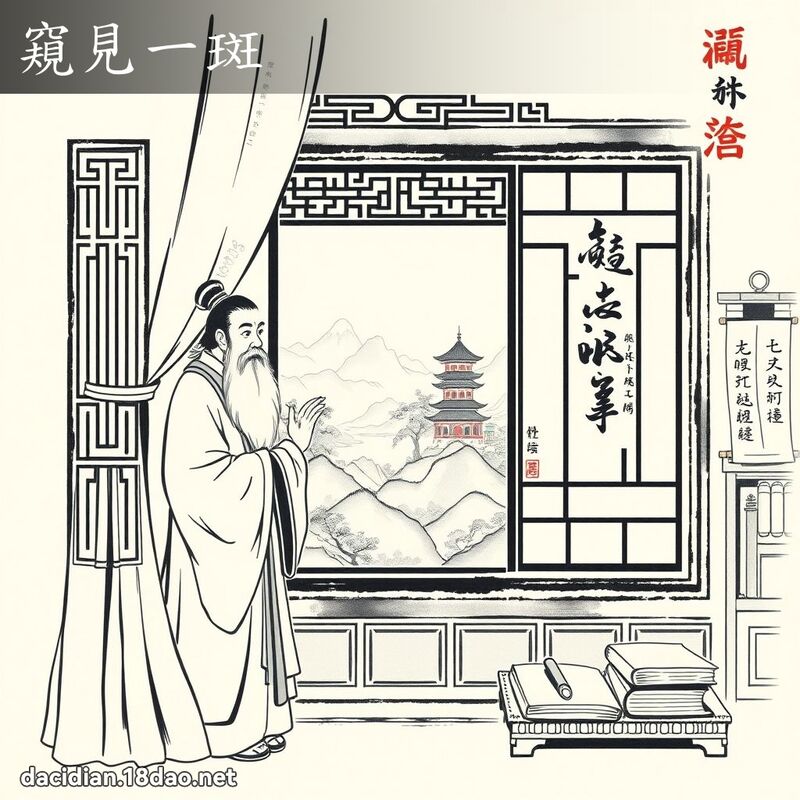窺見一斑 配图