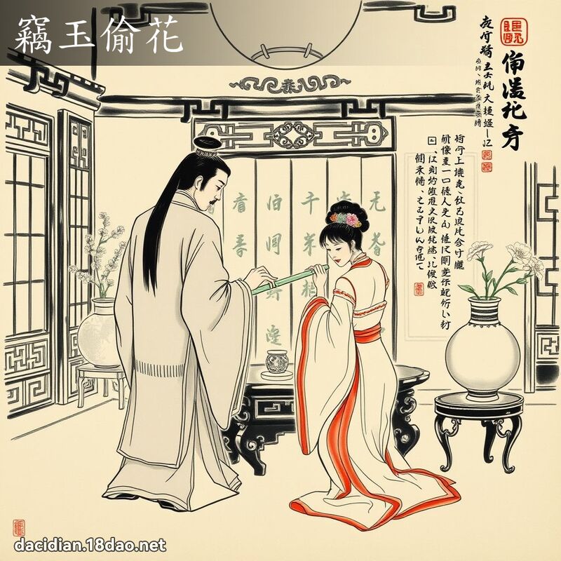 竊玉偷花 配图
