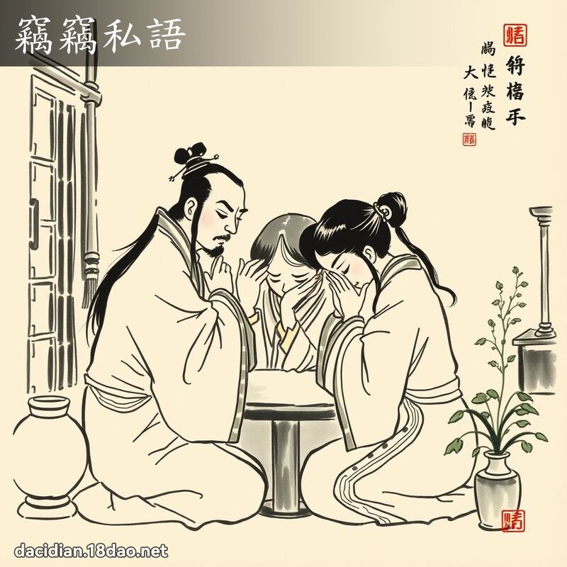 竊竊私語 配图