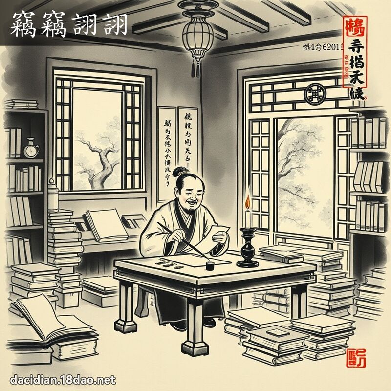 竊竊詡詡 配图