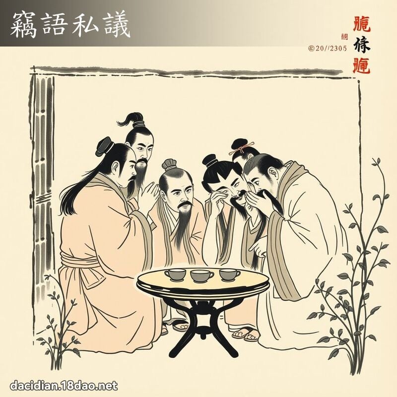 竊語私議 配图