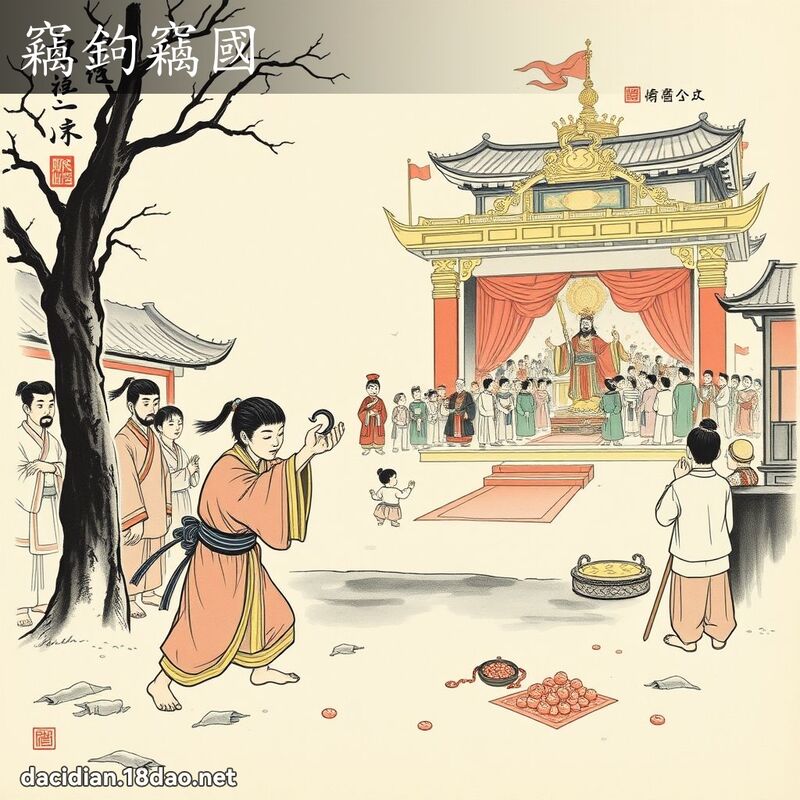 竊鉤竊國 配图