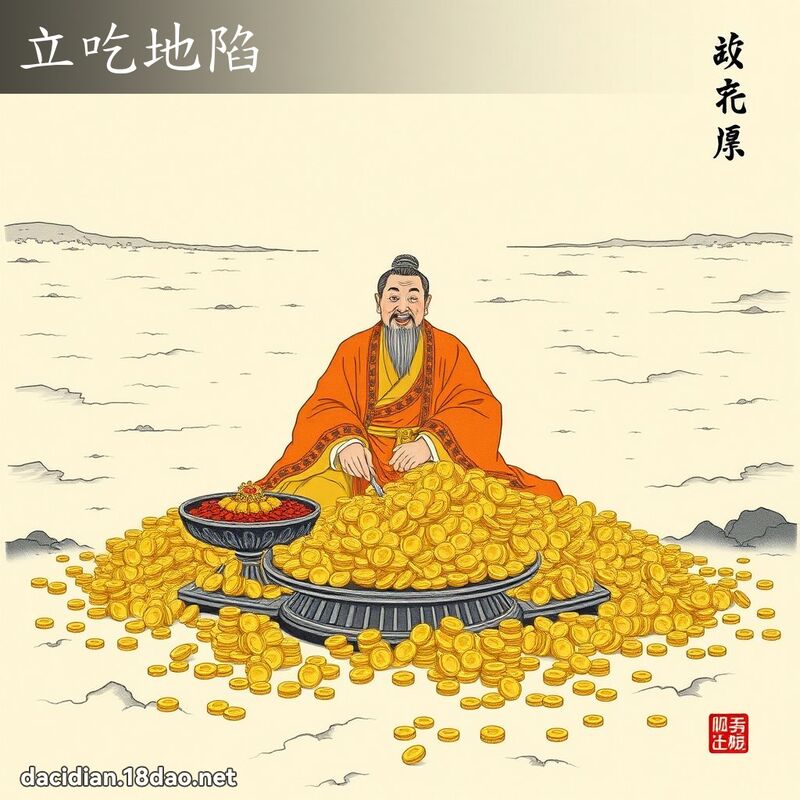 立吃地陷 配图