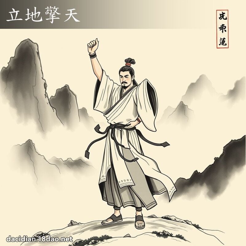 立地擎天 配图