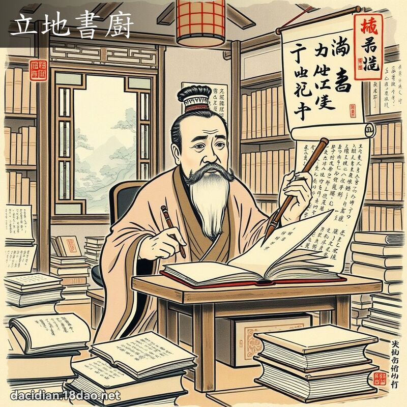 立地書廚 配图