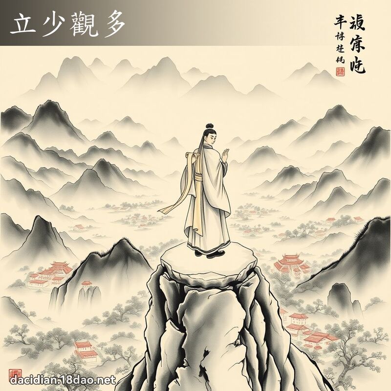 立少觀多 配图