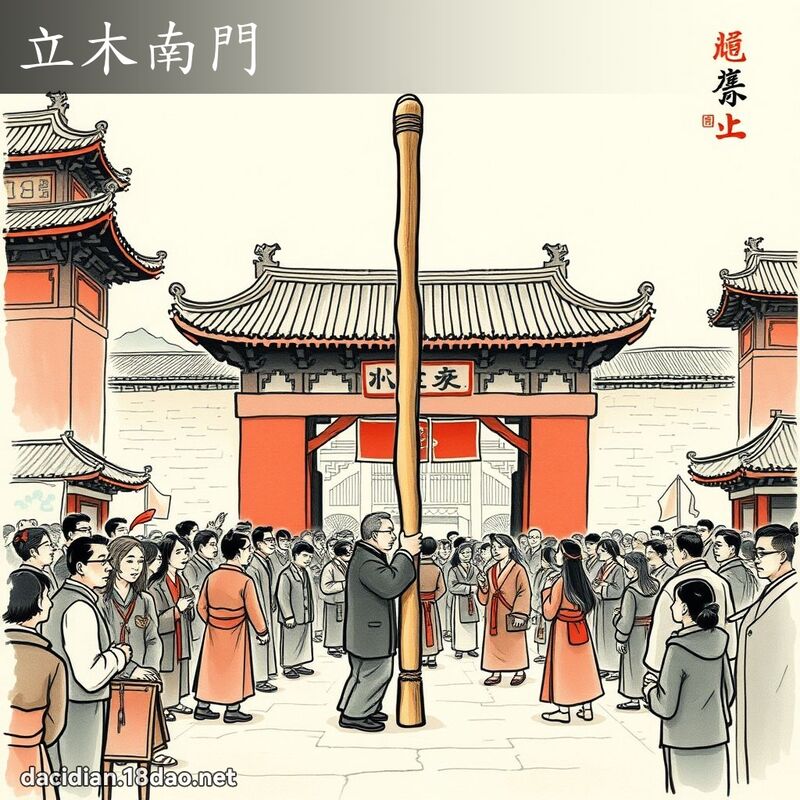 立木南門 配图