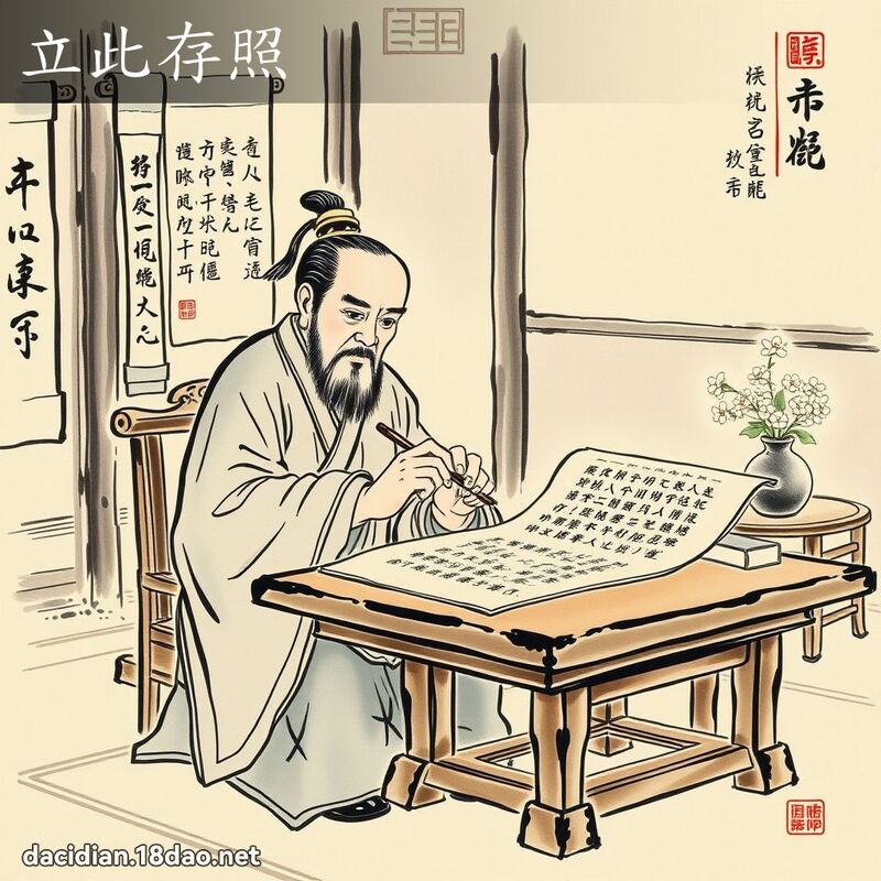 立此存照 配图