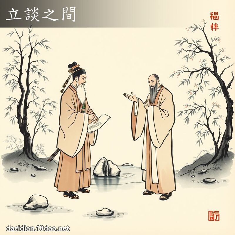 立談之間 配图