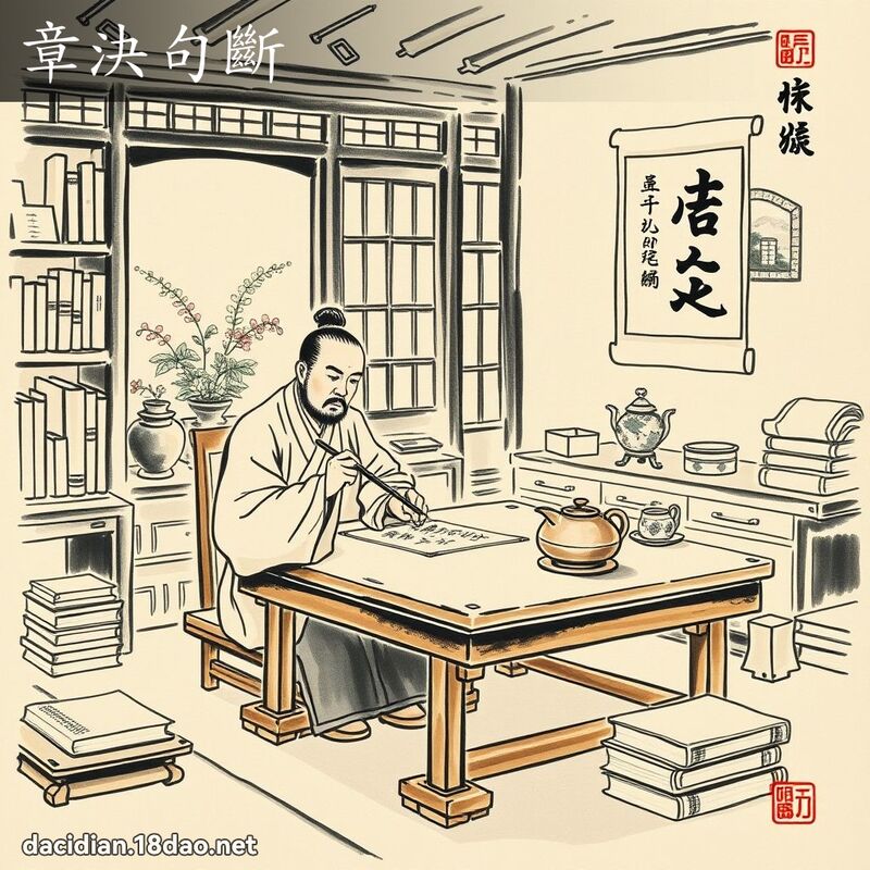章決句斷 配图