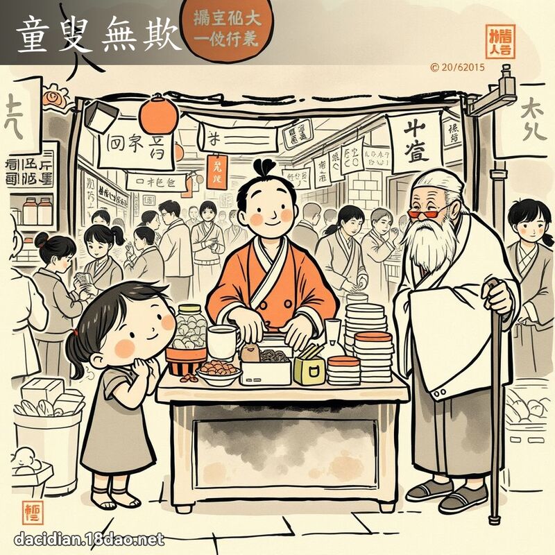 童叟無欺 配图