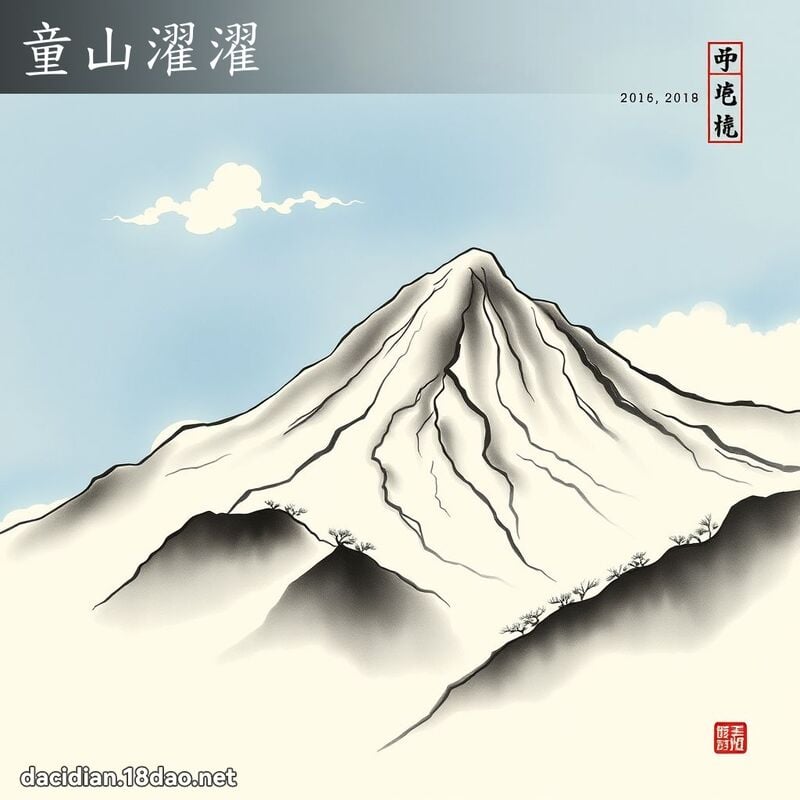 童山濯濯 配图