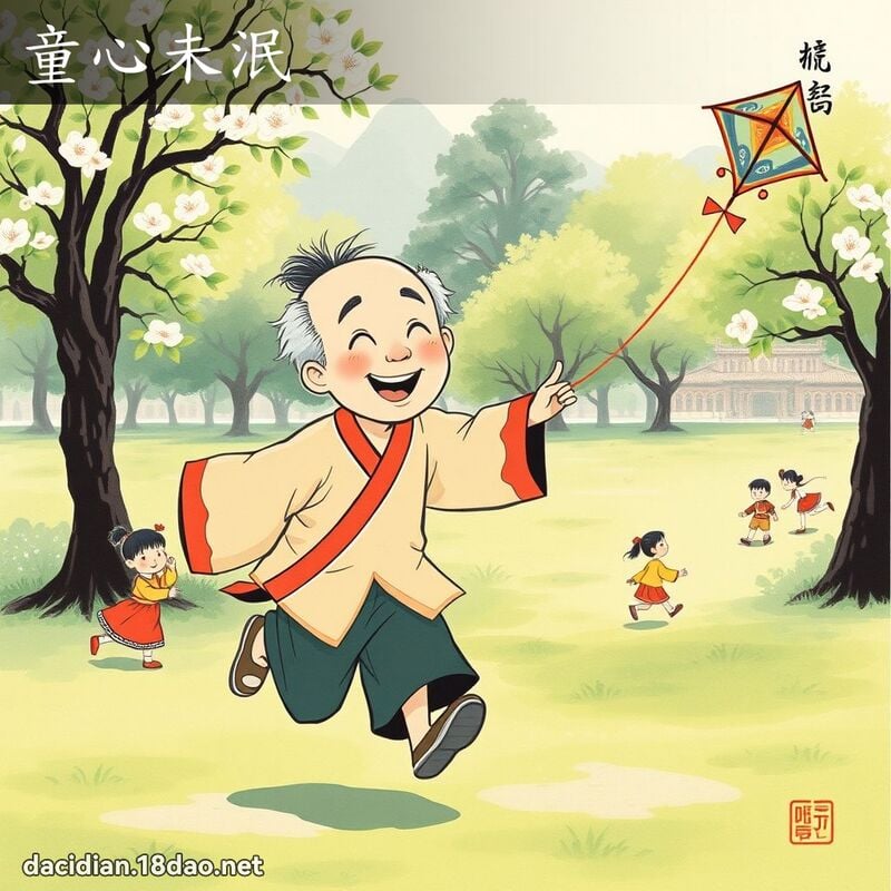 童心未泯 配图