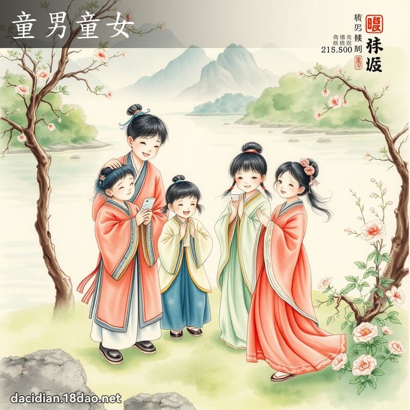童男童女 配图