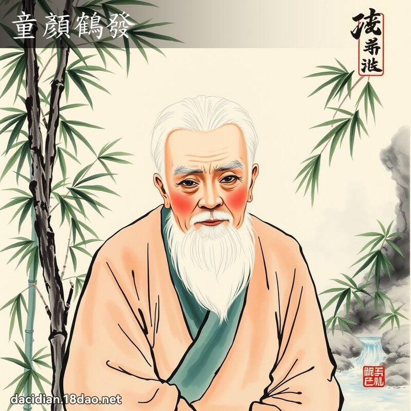 童顏鶴發 配图