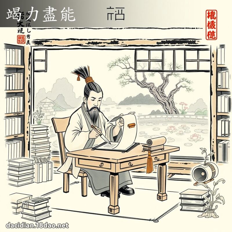 竭力盡能 配图