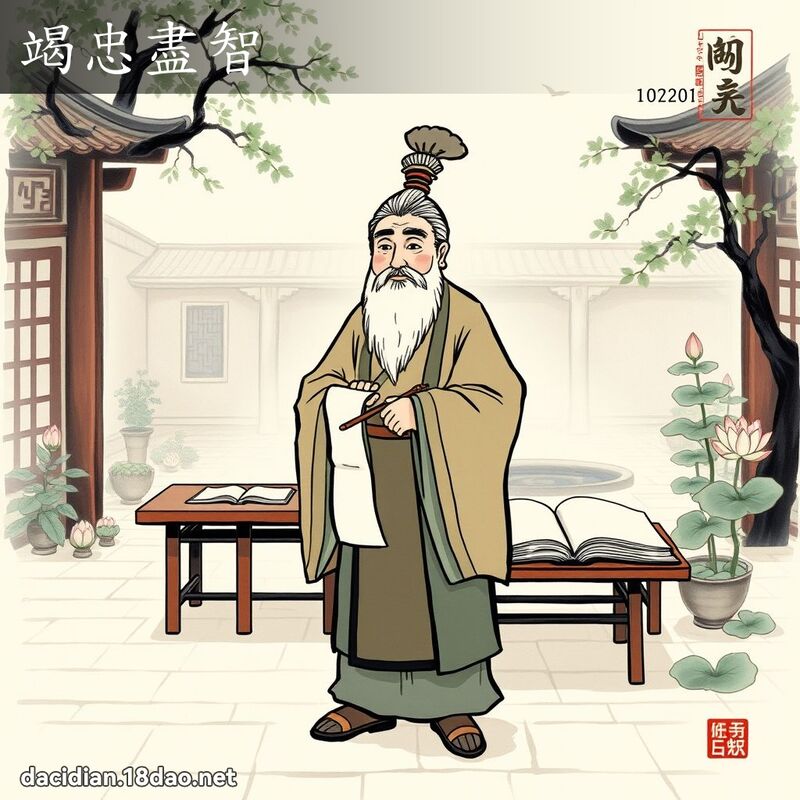 竭忠盡智 配图