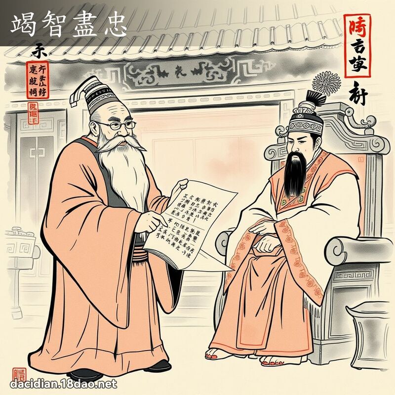 竭智盡忠 配图