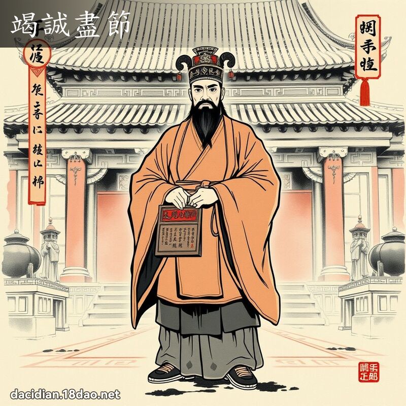 竭誠盡節 配图