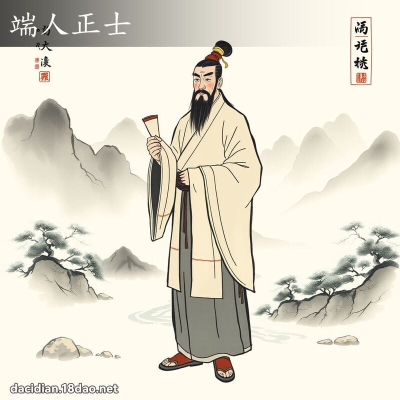 端人正士 配图