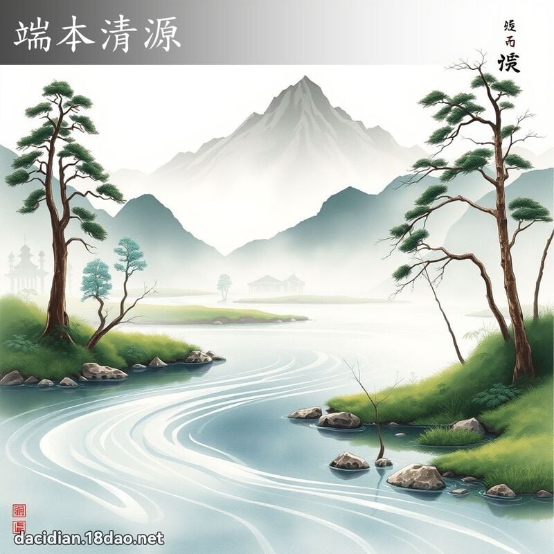 端本清源 配图
