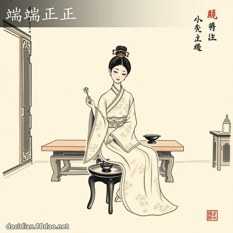 端端正正 配图