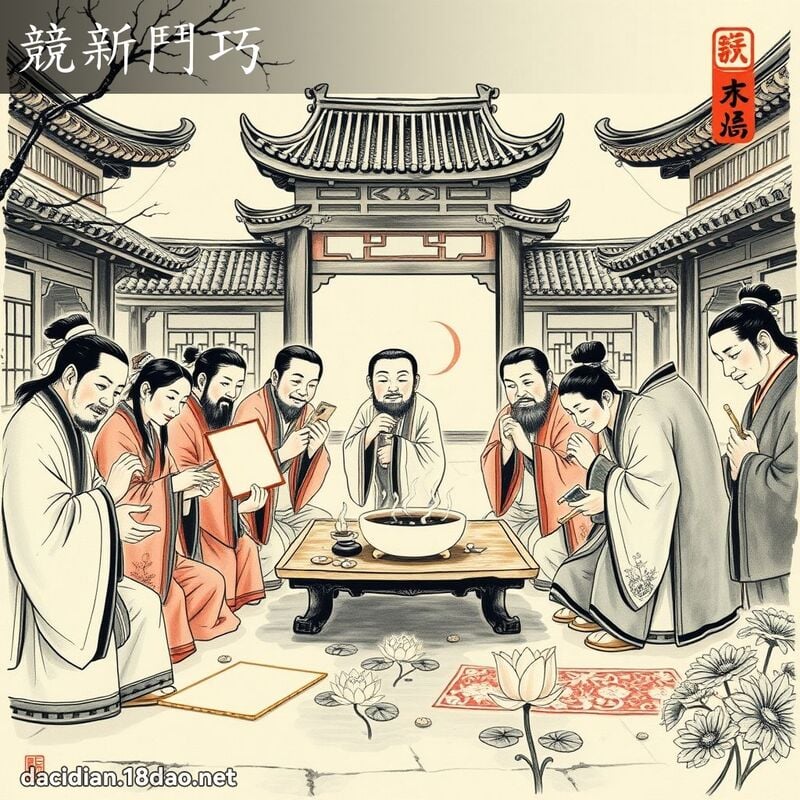 競新鬥巧 配图