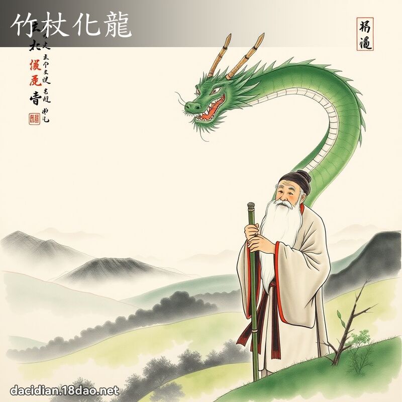 竹杖化龍 配图