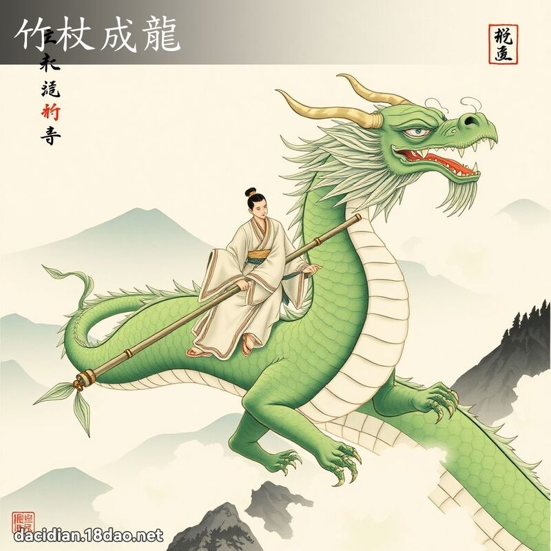 竹杖成龍 配图