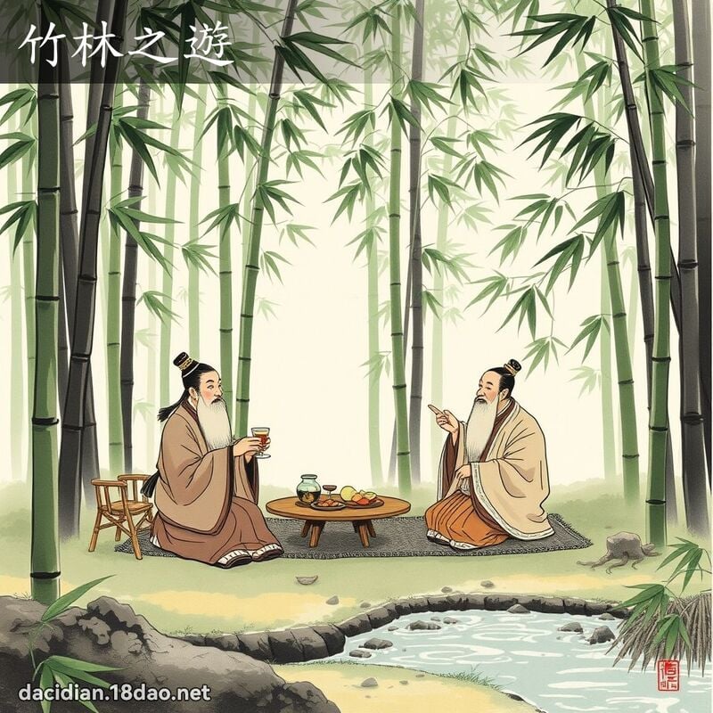 竹林之遊 配图