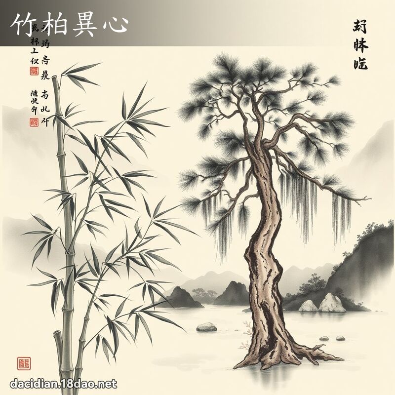 竹柏異心 配图