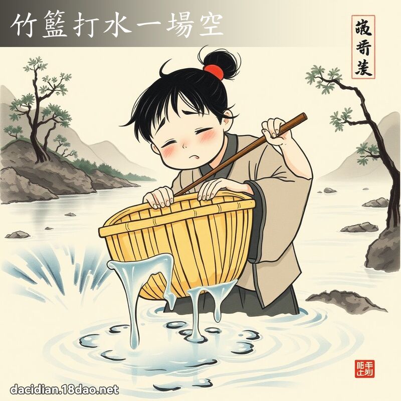 竹籃打水一場空 配图
